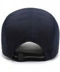Baseball Caps Unisex Baseball Cap UPF 50 Unstructured Hat with Foldable Long Large Bill - A-dark Blue-m/L - C012KH3SWWJ $12.97