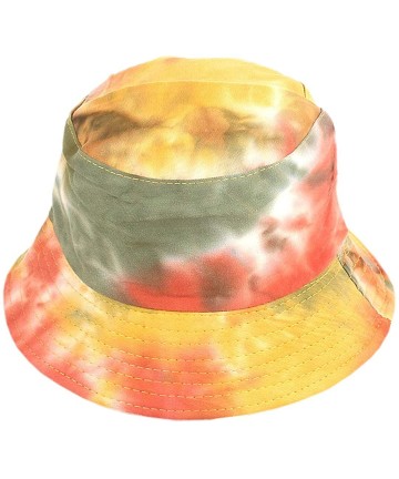 Bucket Hats Women Girls Cotton Leopard Print Reversible Bucket Hat Summer Double Sides Packable Hat for Outdoor Travel - CH18...
