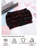 Skullies & Beanies 4 Pieces Women Winter Knitted Horsetail Headband Crochet Beanie Cable Knit Headwrap - CE18YA5WZTW $18.90