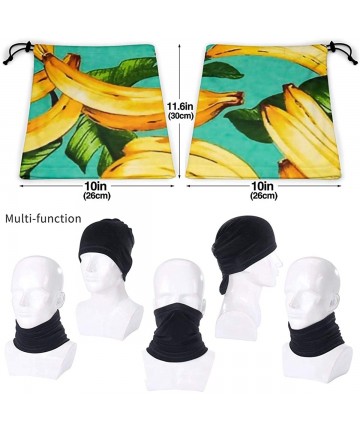 Balaclavas Neck Gaiter Headwear Face Sun Mask Magic Scarf Bandana Balaclava - Tropical Banana - CD1979N5YG0 $21.68