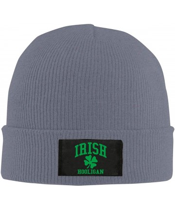 Skullies & Beanies Irish Hooligan Women and Men Knitted Hat Soft Skull Cap - Deep Heather - C918NRD5IWU $30.70