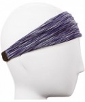 Headbands Xflex Space Dye Adjustable & Stretchy Wide Basketball Headbands for Men - Heavyweight Space Dye Navy - CY17XWN9LA0 ...