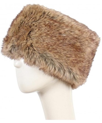 Skullies & Beanies Women Faux Fur Cossack Russian Hat Winter Warm Hats Cap - Yellow - CV1886E40QH $12.41