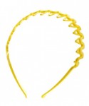 Headbands Women's Zig Zag Rake Headband (Yellow) - Yellow - CG1874TARS0 $19.09