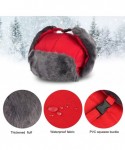 Skullies & Beanies Trooper Trapper Hat Winter Windproof Ski Hat with Ear Flaps and Mask Warm Hunting Hats for Men Women - Red...