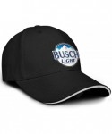 Baseball Caps Dad Busch-Light-Busch-Latte-Beer- Strapback Hat Fashion mesh Caps - Black-1 - CH1945QELZZ $21.19