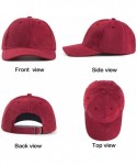 Baseball Caps Baseball Cap with Buttons for Hanging Dad Hat for Women Men Faux Suede Cap 2Pack - C318MGX9XE4 $20.97