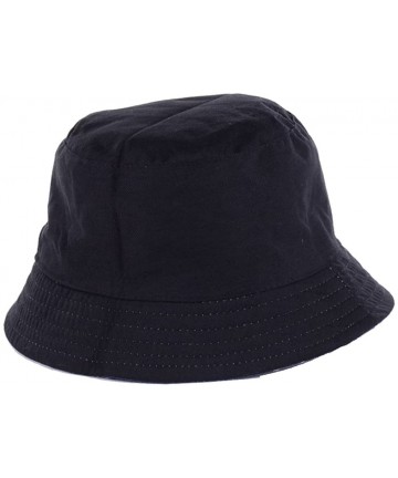 Bucket Hats Packable Reversible Black Printed Fisherman Bucket Sun Hat- Many Patterns - Daisy Light Blue - C812DAEA5S9 $16.54