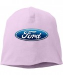 Skullies & Beanies Fo-rd Logo Beanie Hats Winter Outdoor Fashion Slouchy Warm Caps for Mens&Womens - Pink - C618L0IHNEQ $25.00