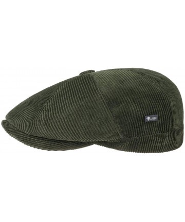 Newsboy Caps 8 Panel Cordial Flat Cap Men - Made in Italy - Olive - CU12MAYN1WF $62.39