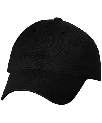 Baseball Caps Sportsman 9610 - Heavy Brushed Twill Cap - Black - CT1180CSB6R $12.78