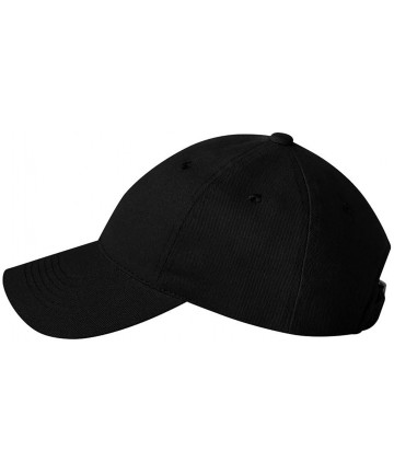 Baseball Caps Sportsman 9610 - Heavy Brushed Twill Cap - Black - CT1180CSB6R $12.78