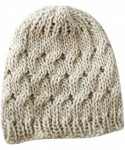 Skullies & Beanies Women's Winter Knit Crochet Knitting Wool Braided Baggy Beanie Ski Hat Cap - Beige - CD11QD2AYQP $12.67