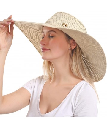 Sun Hats Foldable Women Beach Hat Sun Hat - 2020 - Begie - C4194MKX6HN $18.04