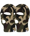 Balaclavas 2 Pack 3 Hole Ski Face Mask Balaclava - Camouflage - CR192IYZK3I $20.17