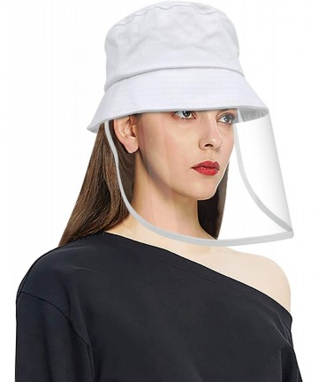 Baseball Caps Baseball Hat- Bucket Hat- Reusable Detachable Film Hat Men & Women - I-white - CP198UOKYSR $18.81