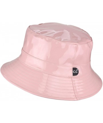 Bucket Hats Women's All Season Foldable Waterproof Rain Bucket Hat - Rose - C318R4IITRH $20.93