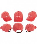 Baseball Caps Alpha Phi (N) Sorority Baseball Hat Cap Cursive Name Font A Phi - Red - CJ18S934ZUN $26.01
