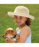 Sun Hats Women's Petite Victoria Sun Hat - Ultra-Lightweight- Broad Brim- Petite Style- Designed in Australia - Tan - CG11F63...