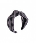 Headbands 2 Pack Knot Headband Wide Print Hairband Fashion Hair Accessories for Women Girls(Polka dot Print) - 1Polkadot - C7...