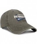 Baseball Caps Unisex Men's Women Denim 2019-National-League-Champion- Cap Stylish Cowboy Hats Athletic Caps - Brown-8 - CQ18A...