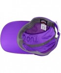 Baseball Caps Light Weight Lt.Weight Performance Quick Dry Race/Running/Outdoor Sports Hat Mens Womens Adults - Purple - CC18...
