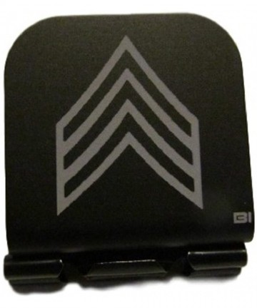 Baseball Caps US Army Sergeant Stripes Laser Etched Hat Clip Black - CZ17YK840MR $23.51