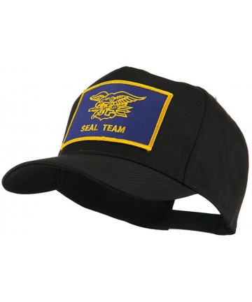 Baseball Caps Navy Seal Team Large Patched Cap - Navy Seal - CT11HVOD129 $26.05