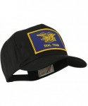 Baseball Caps Navy Seal Team Large Patched Cap - Navy Seal - CT11HVOD129 $26.05