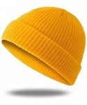 Skullies & Beanies Swag Short Fisherman Beanie for Men Women- Rolled Cuff Harbour Hat Wool Knit Cuff Winter Warm Ski Skull Ha...