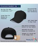 Baseball Caps Custom Baseball Cap Lightning Bolt Embroidery Acrylic Dad Hats for Men & Women - Black - C918SDKLGIS $32.35