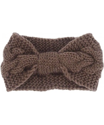 Cold Weather Headbands Crochet Turban Headband for Women Warm Bulky Crocheted Headwrap - 4 Pack Crochet Knot - CK187CKTOZG $1...