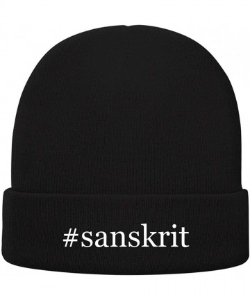 Skullies & Beanies Sanskrit - Hashtag Soft Adult Beanie Cap - Black - CI18OW3CS2Z $23.37