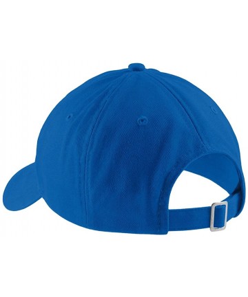 Baseball Caps French Fries Embroidered Low Profile Adjustable Cap Dad Hat - Royal - CQ12NYPZZFA $25.40