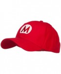 Baseball Caps Mario Luigi Wario Waluigi Embroidered Cap - Red - CY12NAJZMAY $26.49
