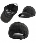 Baseball Caps Womens & Mens Unisex Design with Parkway Drive Logo Washed Hats Adjustable - Black - CV19335U3AN $37.01
