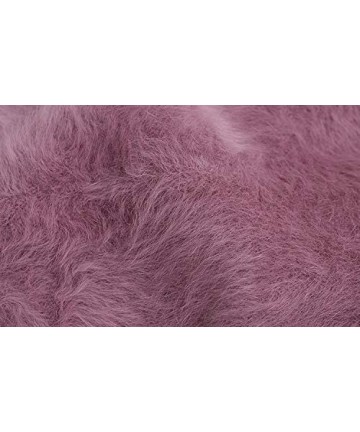 Skullies & Beanies Women Beret Trendy Winter Warm Chunky Soft Stretch Cable Knit Beanie Skully - Purple - C618653ADTX $20.35