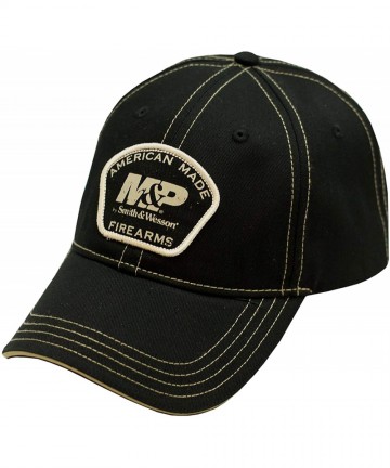 Baseball Caps M&P's Officially Licensed Cap- Baseball Hat with Logo- One Size- Black - Black - CH18K6XRAHD $22.73
