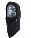Balaclavas 2816 Hoodz Fleece Hood for Face Head and Neck Protection - Black - CB1129CM31X $30.23