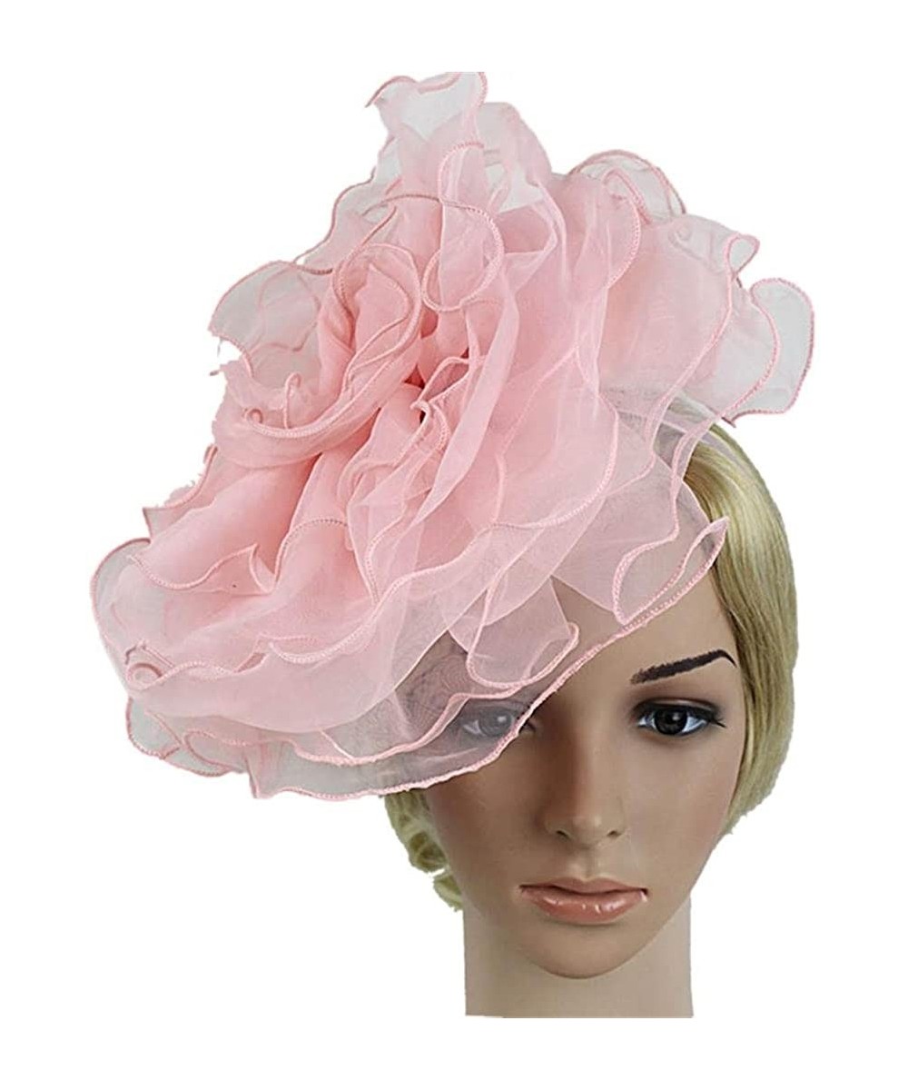 Headbands Fascinators for Women-Bridal Kentucky Derby Hat Flower Tea Party Cocktail Banquet Victorian Wedding Headpiece - CK1...