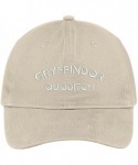 Baseball Caps Gryffindor Quidditch Embroidered Soft Cotton Adjustable Cap Dad Hat - Stone - CG12NSONUR0 $23.87