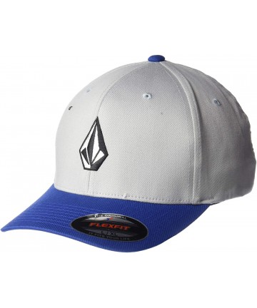 Baseball Caps Men's Full Stone Six Panel Xfit Flexfit Hat - Slate Blue - CS18SQRH0YD $30.53