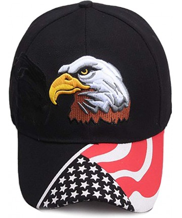 Skullies & Beanies Keep America Great Hat Donald Trump President 2020 Slogan with USA Flag Cap Adjustable Baseball Cap - 29 B...