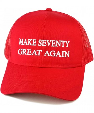Baseball Caps 70th Birthday Cap Gift for Men Women Make Seventy Great Again Turning 70 Trucker Hat Love America Trump Quote -...