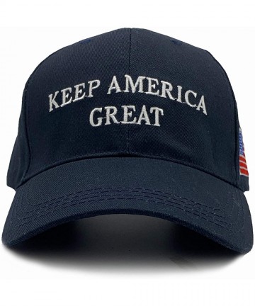 Skullies & Beanies Make America Great Again Donald Trump Cap Hat Unisex Adjustable Hat - 009 Keep-navy - CD18N6S5US7 $14.37