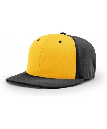 Baseball Caps PTS 20 PTS20 Pulse R-Flex FIT Baseball HAT Ball Cap - Gold/Black - CS186XTX6NZ $12.85