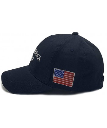 Skullies & Beanies Make America Great Again Donald Trump Cap Hat Unisex Adjustable Hat - 009 Keep-navy - CD18N6S5US7 $14.37