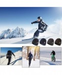Skullies & Beanies Winter Knit Beanie Hats for Men and Women Warm Fleece Stretch Slouchy Skull Cap - Brown - CR18IUDHU6S $19.24
