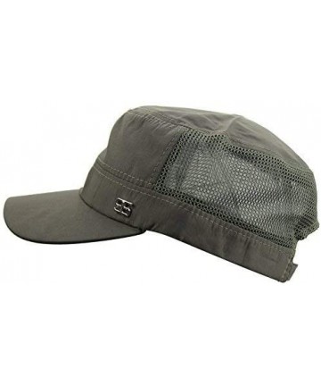 Baseball Caps Mens Women Summer Outdoor Sport Army Flat Top Baseball Hat Running Visor Sun Cap - Army Green - C2189ZN5K2S $12.26