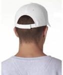 Baseball Caps Custom Hat Add Your Own Text Embroidered Adjustable Size Baseball Cap - White - CY195KNUAQC $23.59
